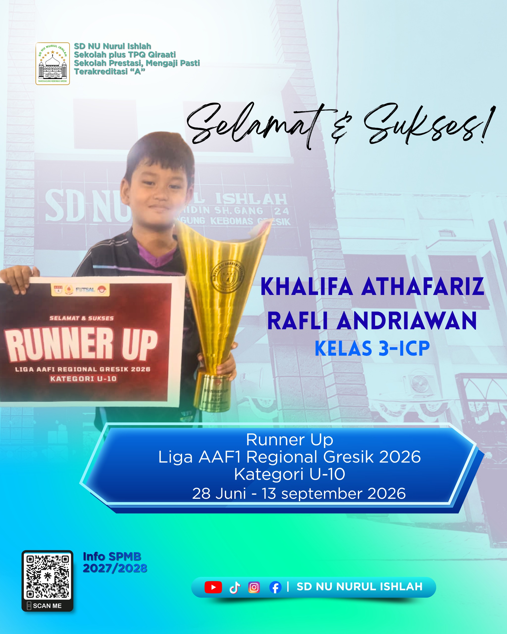 LOMBA FUTSAL Liga AAFI Regional Gresik 2026 Kategori U-10